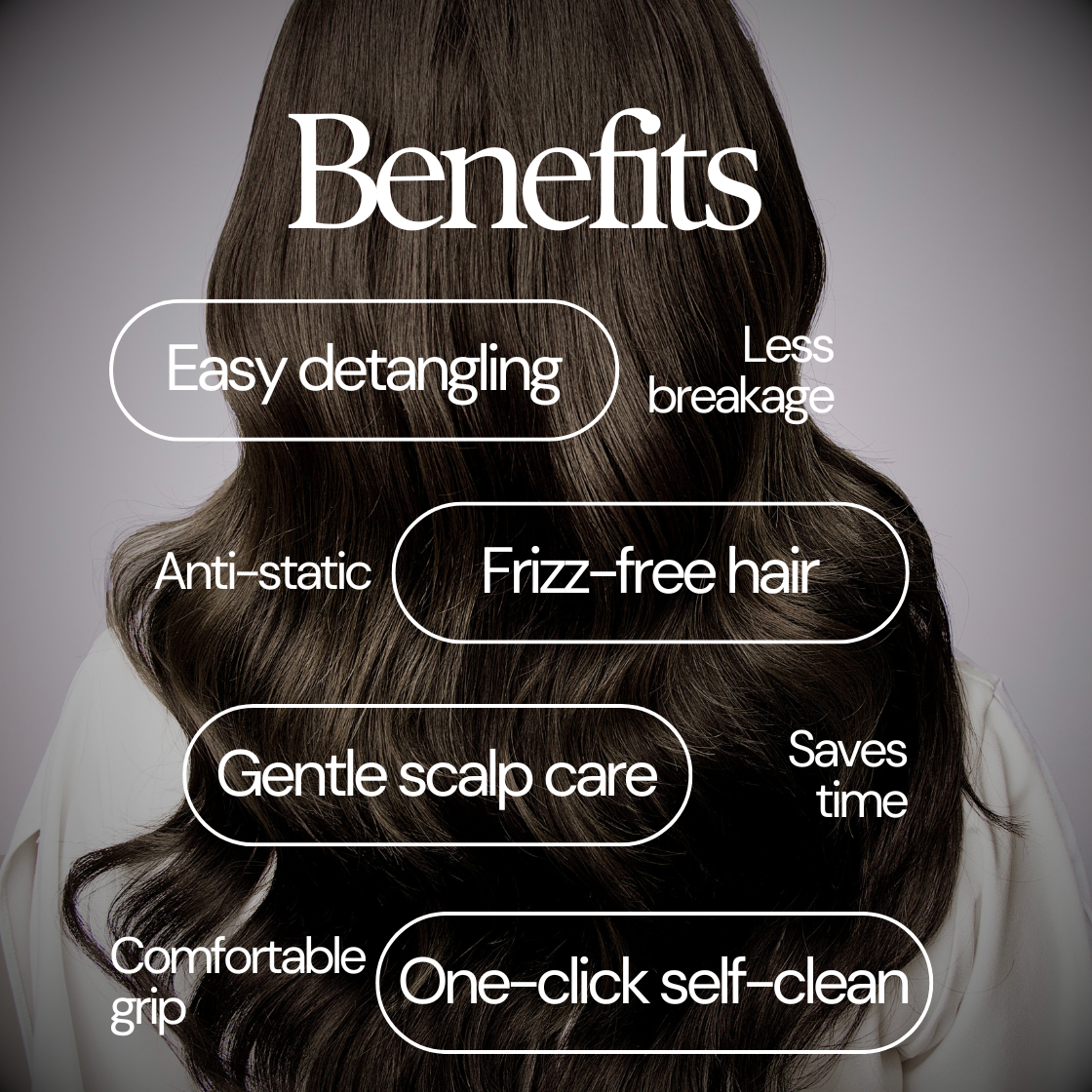 Self Cleaning Hair Brush